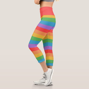 Leggings Capri Arc-en-ciel