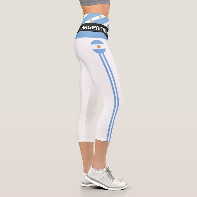 Leggings Capri Argentine & Argentine Drapeau mode, Fitness, Sport (Droite)