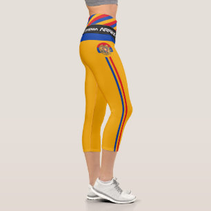Leggings Capri Arménie & Arménienne Drapeau mode, Fitness, Spor