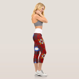 Leggings Capri Article kaléidoscope du quatrième volume dix-huit