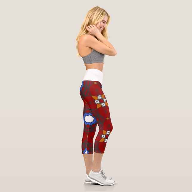 Leggings Capri Article kaléidoscope du quatrième volume dix-huit (Droite)