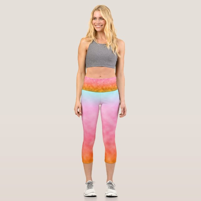 Leggings Capri Aurora de l'aube (Recto)