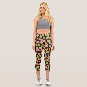 Leggings Capri Autre Empreinte de léopard