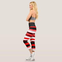 Bandes noires rouges et blanches