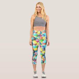 Leggings Capri Bannière multicolore colorée