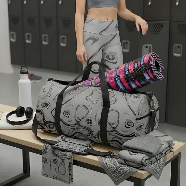 Leggings Capri Belle belle cendre gris texture couleur Art Imprim (Efficiency meets elegance. Our Ash Gray set is designed for a high-achieving Muse style or wellness.)