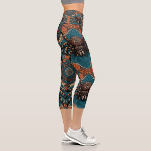 Leggings Capri Belle tache de léopard Tarantula