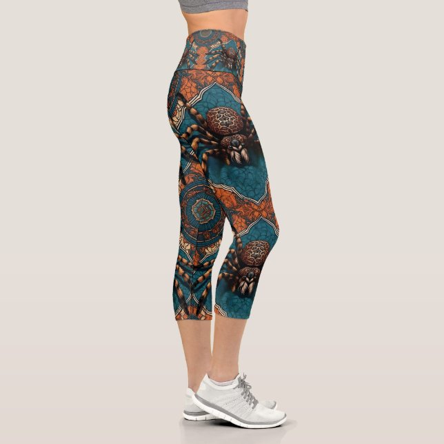 Leggings Capri Belle tache de léopard Tarantula (Droite)