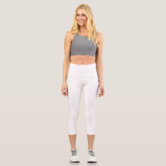 Leggings Capri Blanc