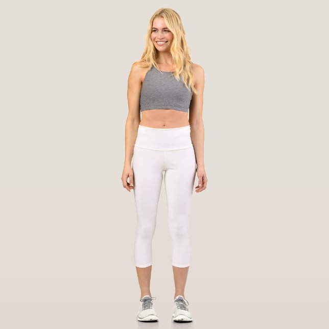 Leggings Capri Blanc (Recto)