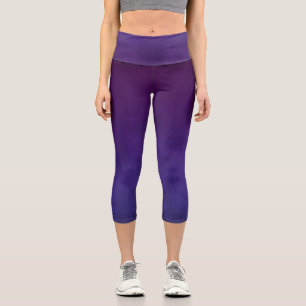 Leggings Capri Bleu pourpre rustique ombre foncé