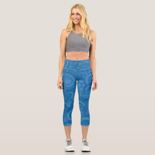 Leggings Capri Bleu   Zazzle_Growshop.