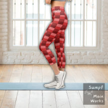 Blocs de couleurs rouge avec nom