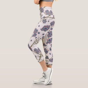 Leggings Capri Branches particulières Hauteur Capri haut taille