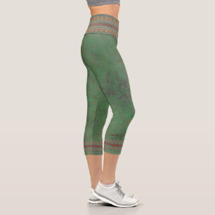 Leggings Capri Bruyère verte du Grand Géocoucou de Southwest