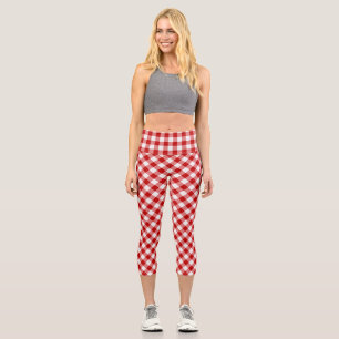 Leggings Capri Buffalo Cochon rouge blanc