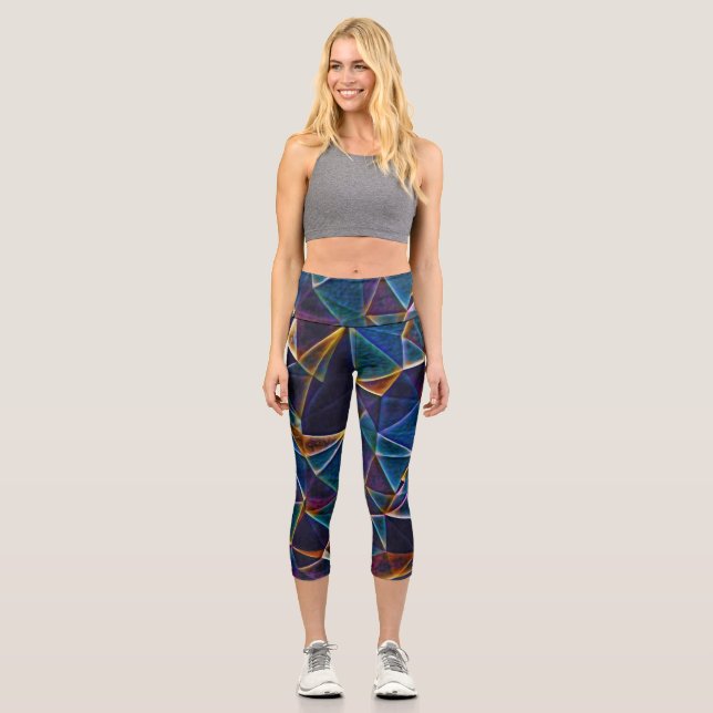 Leggings Capri Bulles cassées (Recto)