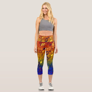 Leggings Capri Cadence colorée
