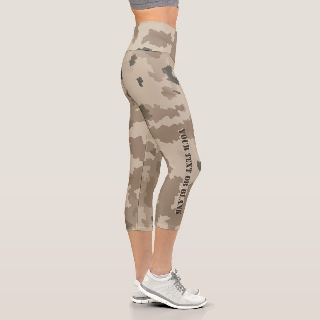 Leggings Capri Camouflage du désert (Droite)