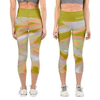Leggings Capri Camouflage holographique personnalisé