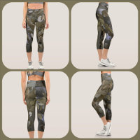 Camouflage Vert et Gris Féminin