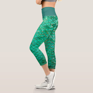 Leggings Capri capri taille haute sirène