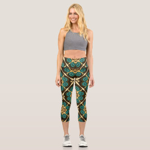 Leggings Capri Capris de yoga personnalisés à taille haute