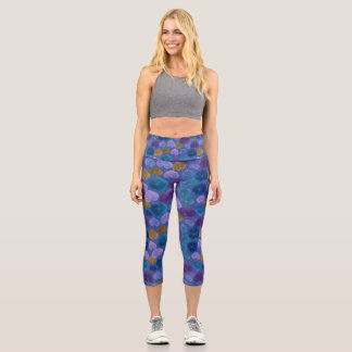 Leggings Capri Capris de yoga personnalisés à taille haute