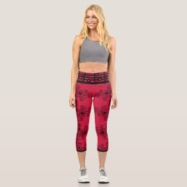 Leggings Capri Capris haut taille