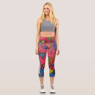 Leggings Capri Capris haut taille