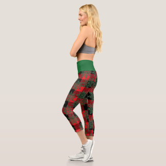 Leggings Capri Capris hauts chic pour Noël
