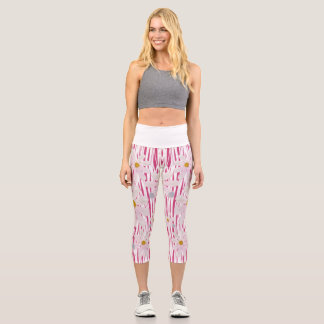 Leggings Capri Capris taille haute été