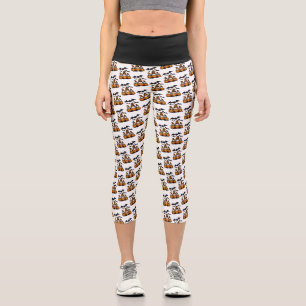 Leggings Capri Capris taille haute Gnome d'Halloween