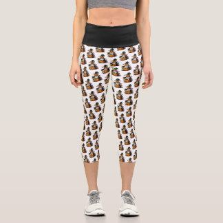 Leggings Capri Capris taille haute Gnome d'Halloween