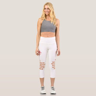 Leggings Capri Capris taille haute Liar’s Truth Cocktail Quote