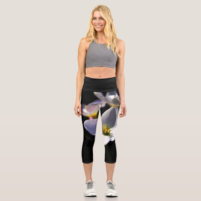 Leggings Capri Cardamine Pratensis Fleurs lecapcna (Recto)