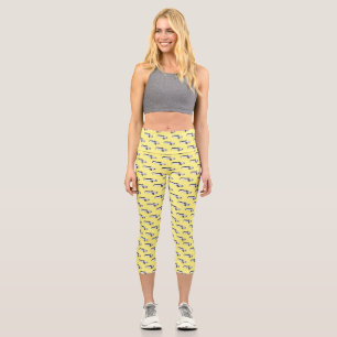 Leggings Capri Caricature limousine