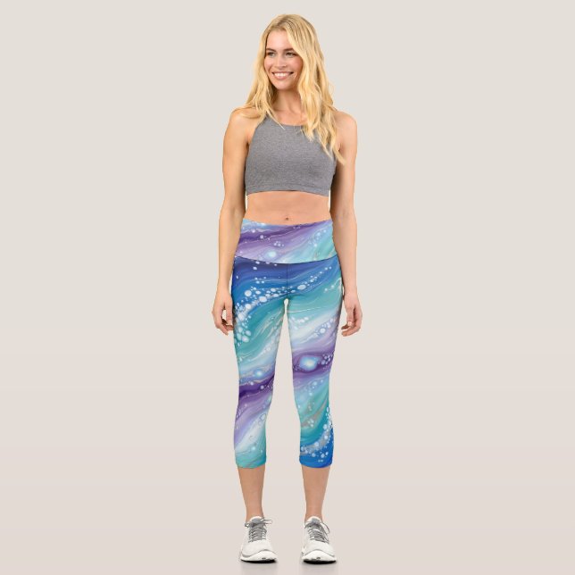 Leggings Capri CarolinaBlueBubbles  (Recto)