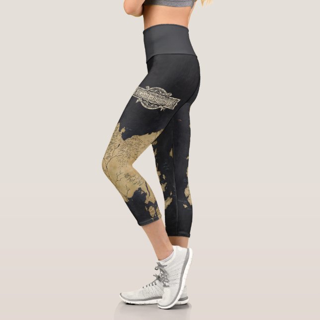 Leggings Capri Carte de Westeros (Gauche)