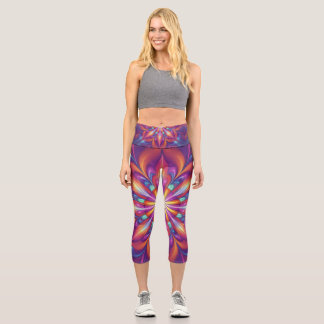 Leggings Capri Chakra du cœur 