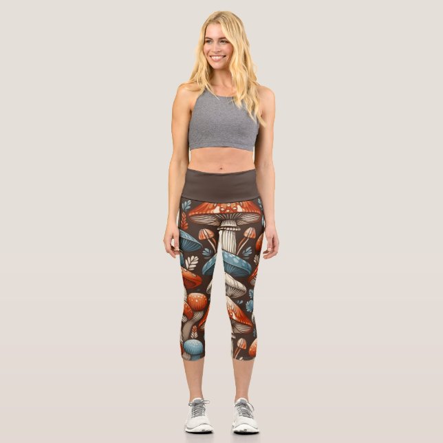 Leggings Capri Champignons Americana (Recto)