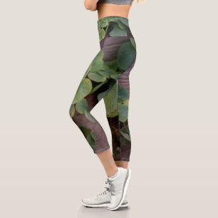 Leggings Capri Chanceux ou déterminé ? Shamrocks de la Saint-Patr