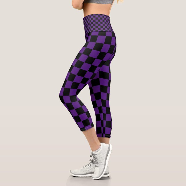 Leggings Capri Checker Yoga Paint Capri HAMbyWG (Gauche)