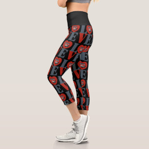 Leggings Capri Chibi Catwoman LOVE