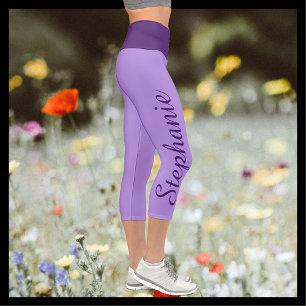 Leggings Capri CHOISISSEZ VOTRE COULEUR Personnalisé yoga capri l