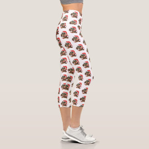 Leggings Capri Chouette Bébé en Casquette et cadeau de Noël -