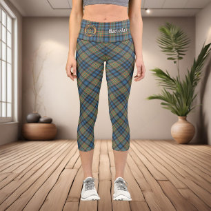 Leggings Capri Cimier du clan MacLellan sur ancien tartan