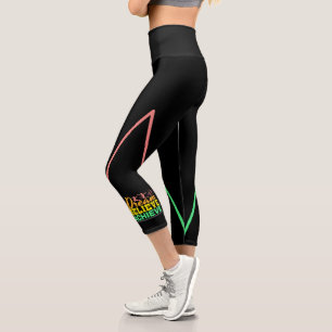 Leggings Capri Citation Croire en son Rêve - Gymnastique Féminine