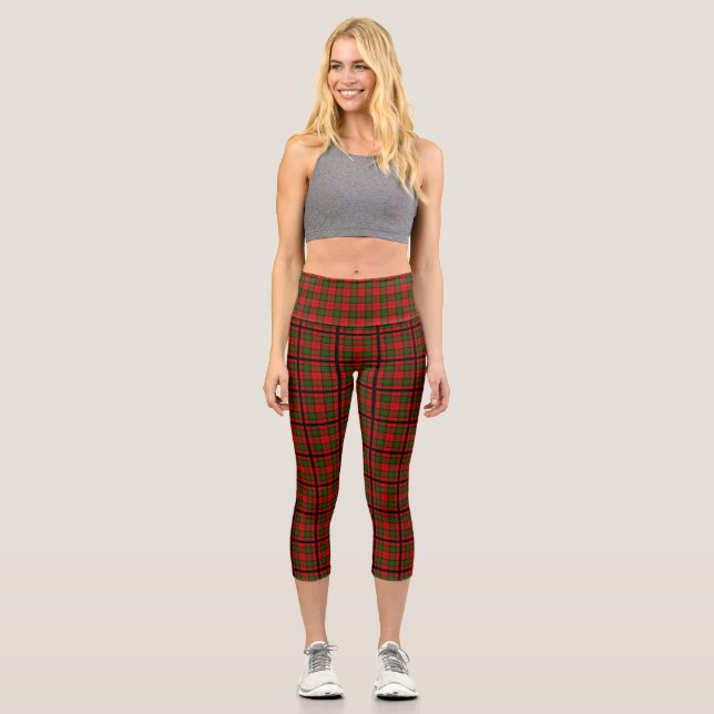 Leggings Capri Clan Dunbar Tartan (Recto)