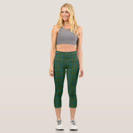 Leggings Capri Clan Kennedy Tartan Motif